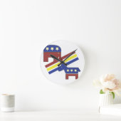 Horloge Ronde Symbole politique (Maison)