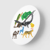 Horloge Ronde Symbolism of Animals (Angle)