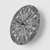 Horloge Ronde Symétrie géométrique (Angle)