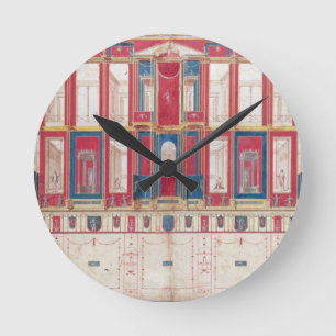 Horloge Ronde T31456 Study of a Roman Fresco, 1775 (w/c, gouache