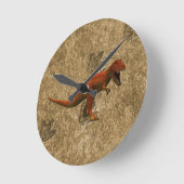 Horloge Ronde T Rex (Angle)