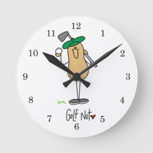 Horloge Ronde T-shirts et cadeaux pour les fous de golf