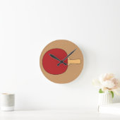 Horloge Ronde Table Racquet Clock (Maison)