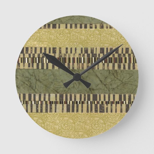 Horloge Ronde Tableau à panneaux multimotifs (Recto)