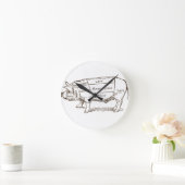 Horloge Ronde Tableau des bouches de porc (3) (Maison)