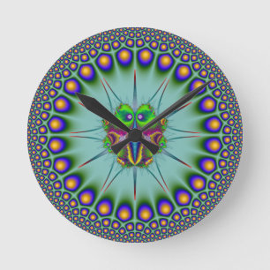 Horloge Ronde Taggert Bug dans un cadre circulaire à 24 points