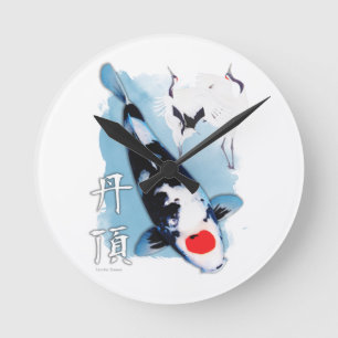 Horloge Ronde Tancho koi