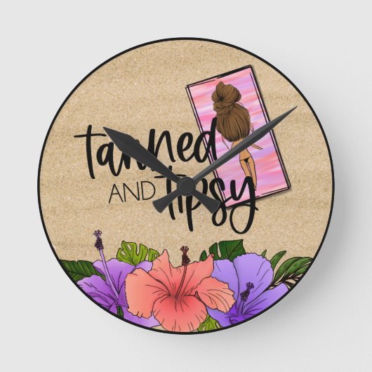 Horloge Ronde Tannée et Tipsy (Recto)