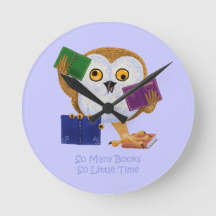 Horloge Ronde Tant De Livres Si Peu De Temps