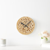 Horloge Ronde Tapis blanc (Maison)