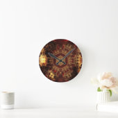 Horloge Ronde Tapis Oriental (Maison)
