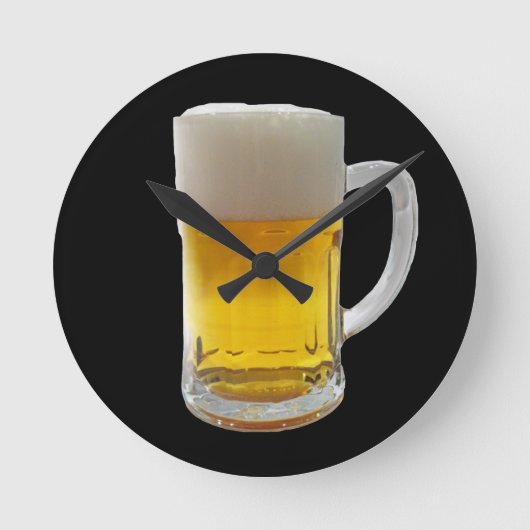Horloge Ronde Tasse de bière (Recto)