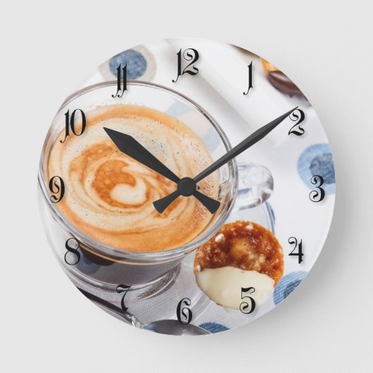 Horloge Ronde Tasse de café (Recto)