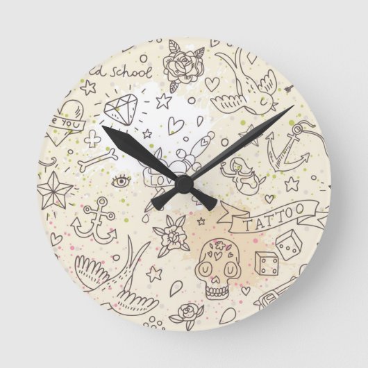 Horloge Ronde Tattoo concept (Recto)