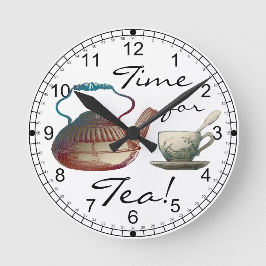 Horloge Ronde Tea Pot and Tea Cup (Recto)