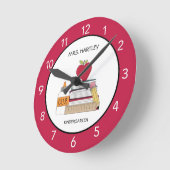 Horloge Ronde Teacher Classroom (Angle)