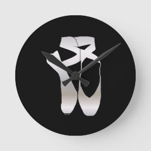 Horloge Ronde Team Pointe Ballet Silhouette