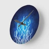 Horloge Ronde technologie-circuit-circuit-board (Angle)