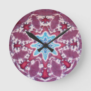 Horloge Ronde Teinture à tarte pourpre Star