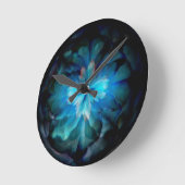 Horloge Ronde Tempête (bleu) (Angle)