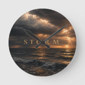 Horloge Ronde Tempête - Eaux Profondes (Recto)