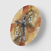 Horloge Ronde Temple des chevaliers 001 (Angle)