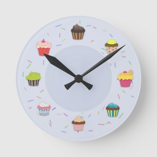 Horloge Ronde Temps de petit gâteau (Recto)