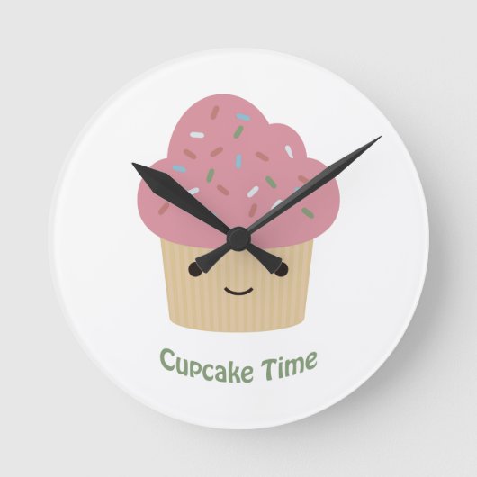 Horloge Ronde Temps de petit gâteau ! (Recto)