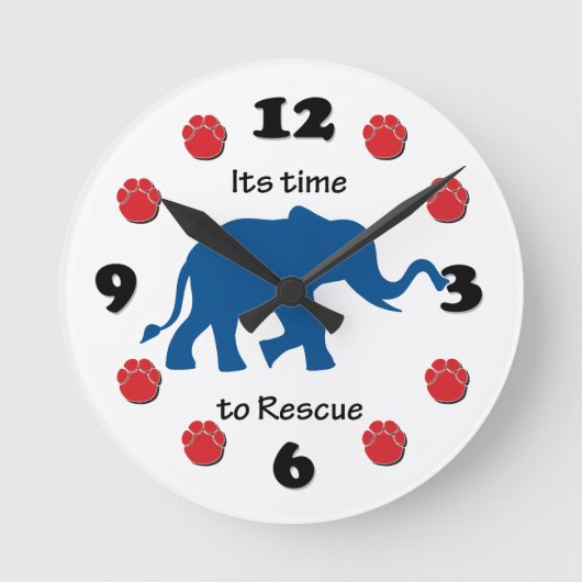 Horloge Ronde Temps de secours (Recto)
