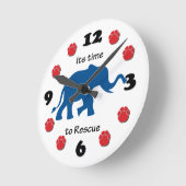 Horloge Ronde Temps de secours (Angle)