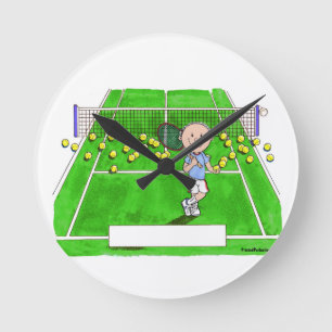Horloge Ronde Tennis Male