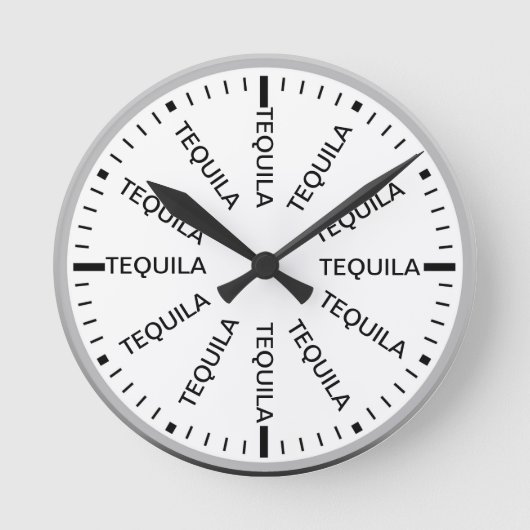 Horloge Ronde Tequila O'Horloge - Tequila Heure (Recto)