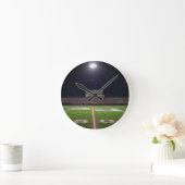Horloge Ronde Terrain de football lumineux (Maison)