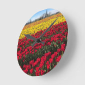 Horloge Ronde Terrain de Red & Yellow (Angle)