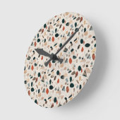 Horloge Ronde Terrazzo (Angle)