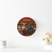 HORLOGE RONDE TERRIER AIREDALE & AMIS (Maison)