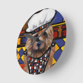 Horloge Ronde Terrier australien (Angle)