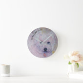 Horloge Ronde TERRIER BLANC Ouest (Maison)