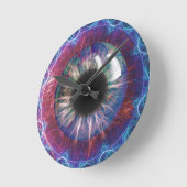 Horloge Ronde Tesla's Eye Wall Clocl (Angle)