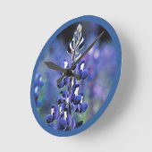 Horloge Ronde Texas Bluebonnet (Angle)