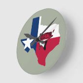 Horloge Ronde Texas Fishing (Angle)