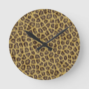 Horloge Ronde Texture de fourrure