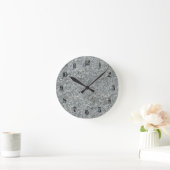 Horloge Ronde texture de granit (Maison)