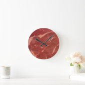 Horloge Ronde Texture de viande (Maison)