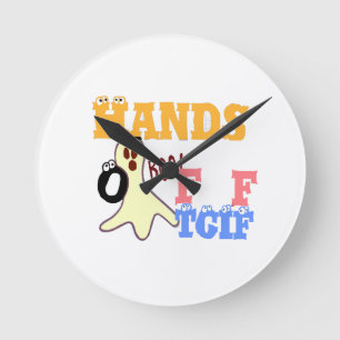 Horloge Ronde TGIF COULEURS DU VENDREDI.png