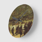 Horloge Ronde The Bear Dance Painting (Angle)