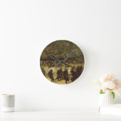 Horloge Ronde The Bear Dance Painting (Maison)