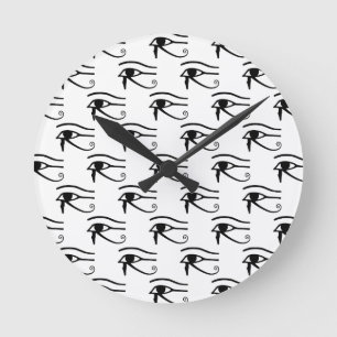 Horloge Ronde The Eye Of Horus Pattern