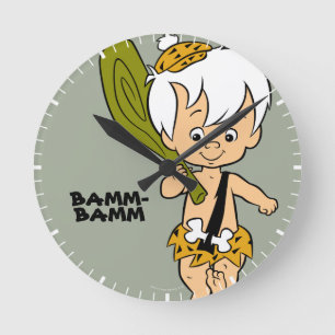 Horloge Ronde The Flintstones Bamm-Bamm Rubble