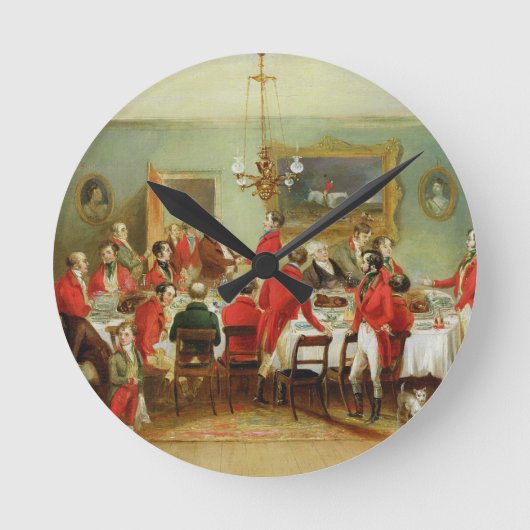 Horloge Ronde The Hunt Breakfast, Bachelor's Hall, 1836 (Recto)